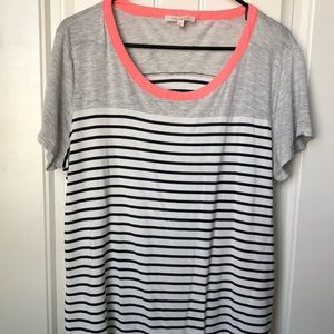 Skies Are Blue XXL Striped Top
